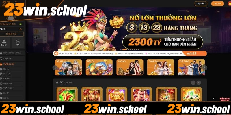 Hướng dẫn các bước tham gia vào tựa game nổ hũ 23win